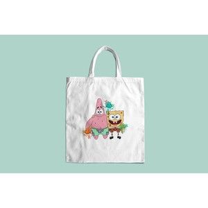 Spongebob and Patrick BBF Tote Bag